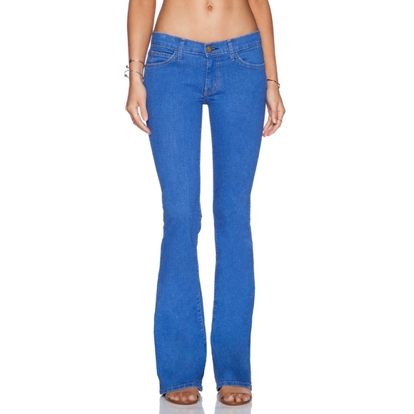 Current/Elliott Jeans Currentelliott Low Rise Bell Bottom Jeans